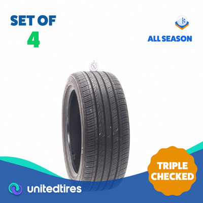 Set of (4) Used 225/45R17 Kumho Majesty Solus KU50 91W - 5.5-6.5/32