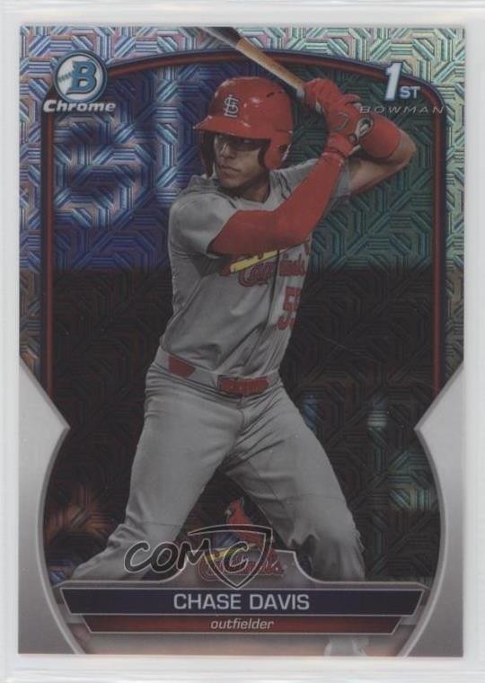 2023 Bowman Draft Chrome Japan Refractor Chase Davis #BDC-48 1ag7