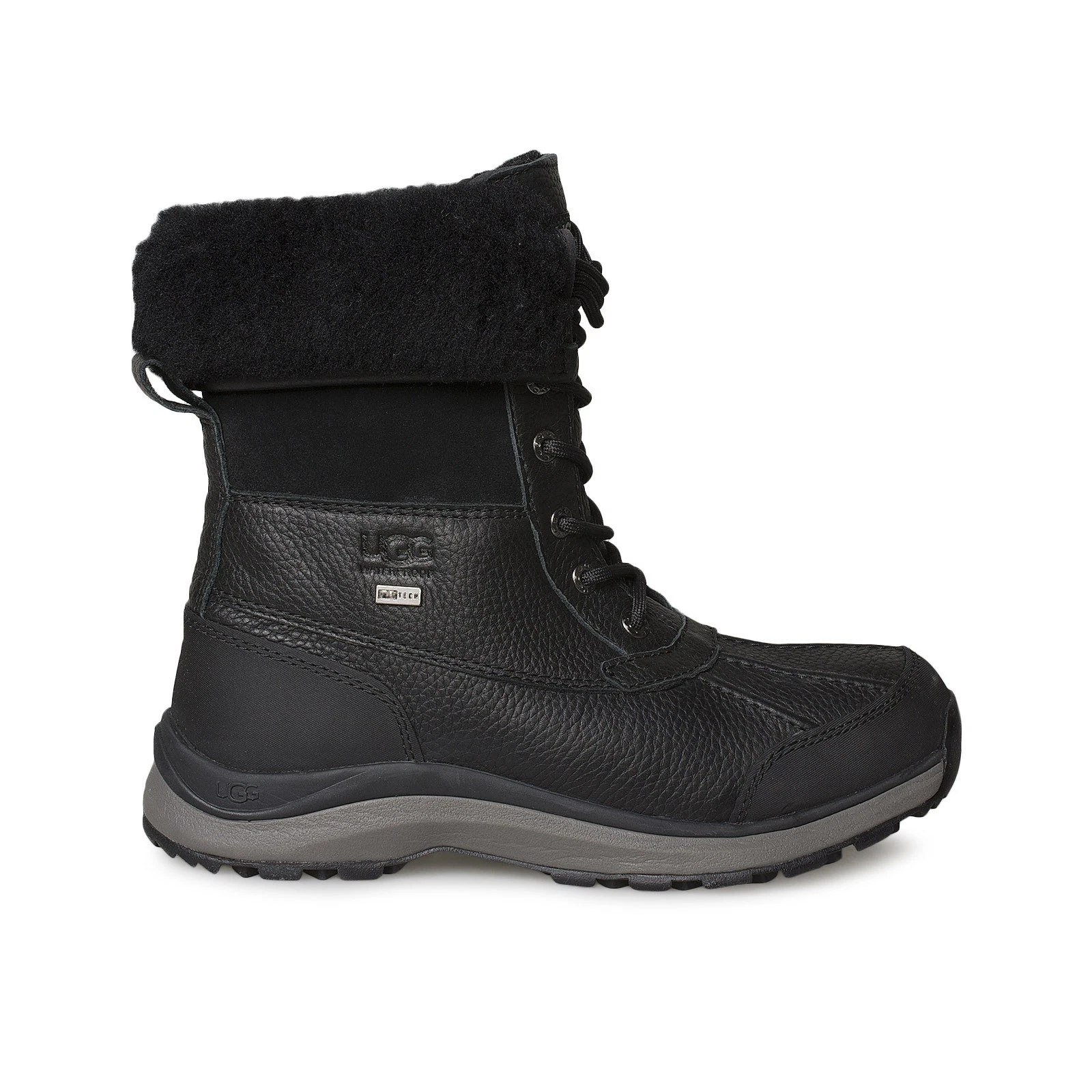 UGG ADIRONDACK III BLACK BLACK WATERPROOF SHEEPSKIN WOMEN'S BOOTS SIZE US 9.5