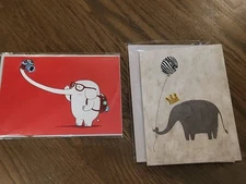 2 Papyrus Cards Elephants Birthday Quality Cards C10