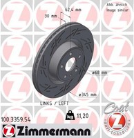 1X Zimmermann Bremsscheibe Black Z 100.3359.54 FüR Audi A6 Allroad C7 4GH 4GJ