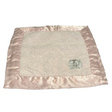 Little Giraffe Inc. Made in USA Lt Pink Lovey Security Blanket Satin Trim 15x15