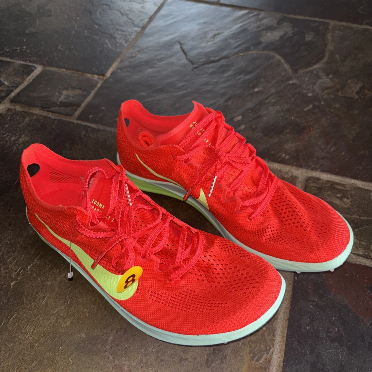 Nike ZoomX Dragonfly 2 Bright Crimson Lime Blast for Sale