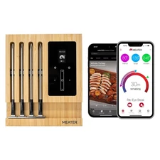 MEATER Block: WiFi Smart Wireless Meat Thermometer | 4 Probes, Long Range | Perf