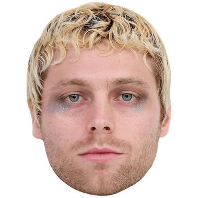 Luke Hemmings (Make Up) Promi Maske, flaches Kartengesicht, Kostüm Maske