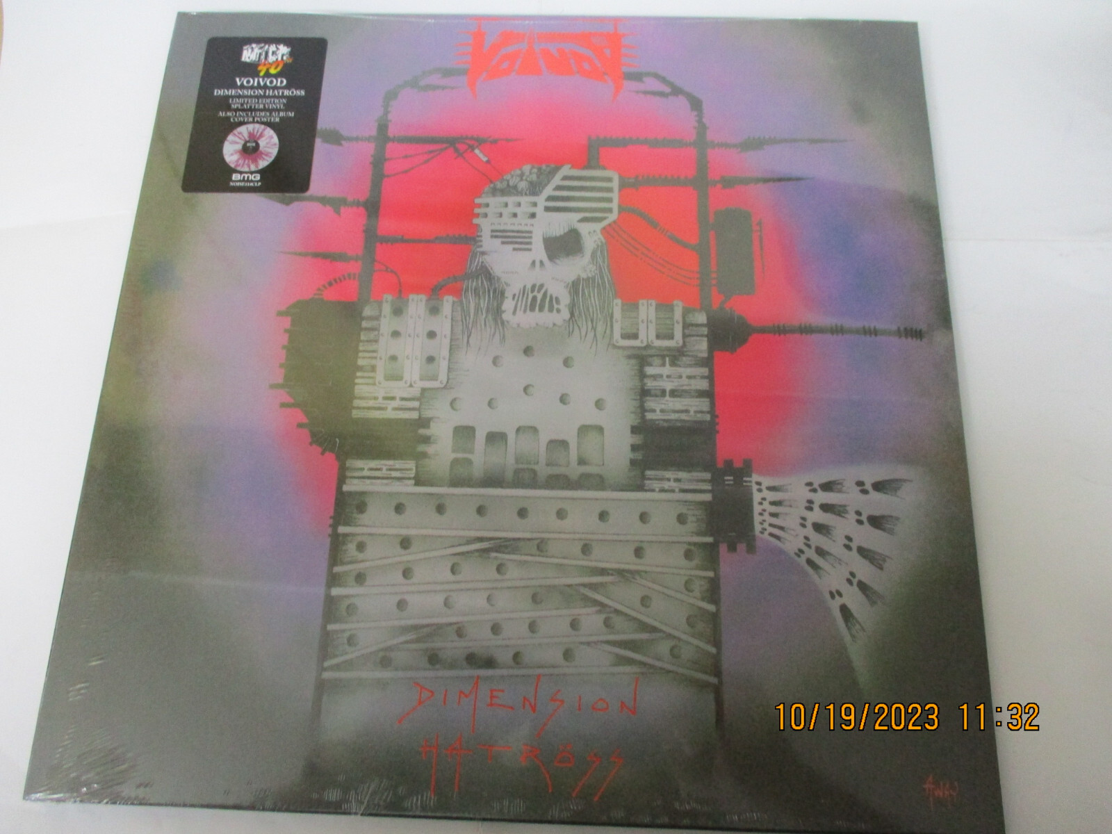 VOIVOD - DIMENSION HATROSS - LP SPLATTER VINYL REISSUE NEW SEALED 2023