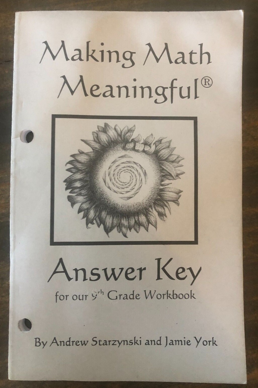 Making Math Meaningful 9th Grade Workbook Answer Key - Andrew Starzyski ...