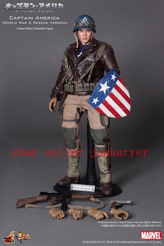 Hot Toys キャプテン・アメリカ レスキューユニフォーム版 Perfect Hot Toys Mms180 1/6 Captain America WWII Rescue Edition