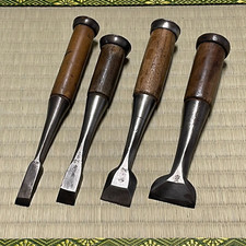 Japanese TATAKI NOMI Chisel #259 Lot of 4 Scu...