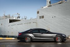 Cars amg black cls63 mercedes Desk Mat Stitched