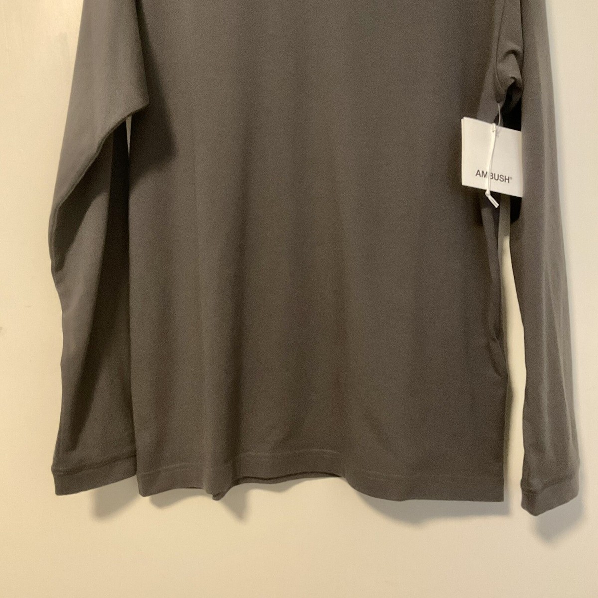 Ambush Limited Edition Logo Long Sleeve T-shirt In Dgrey
