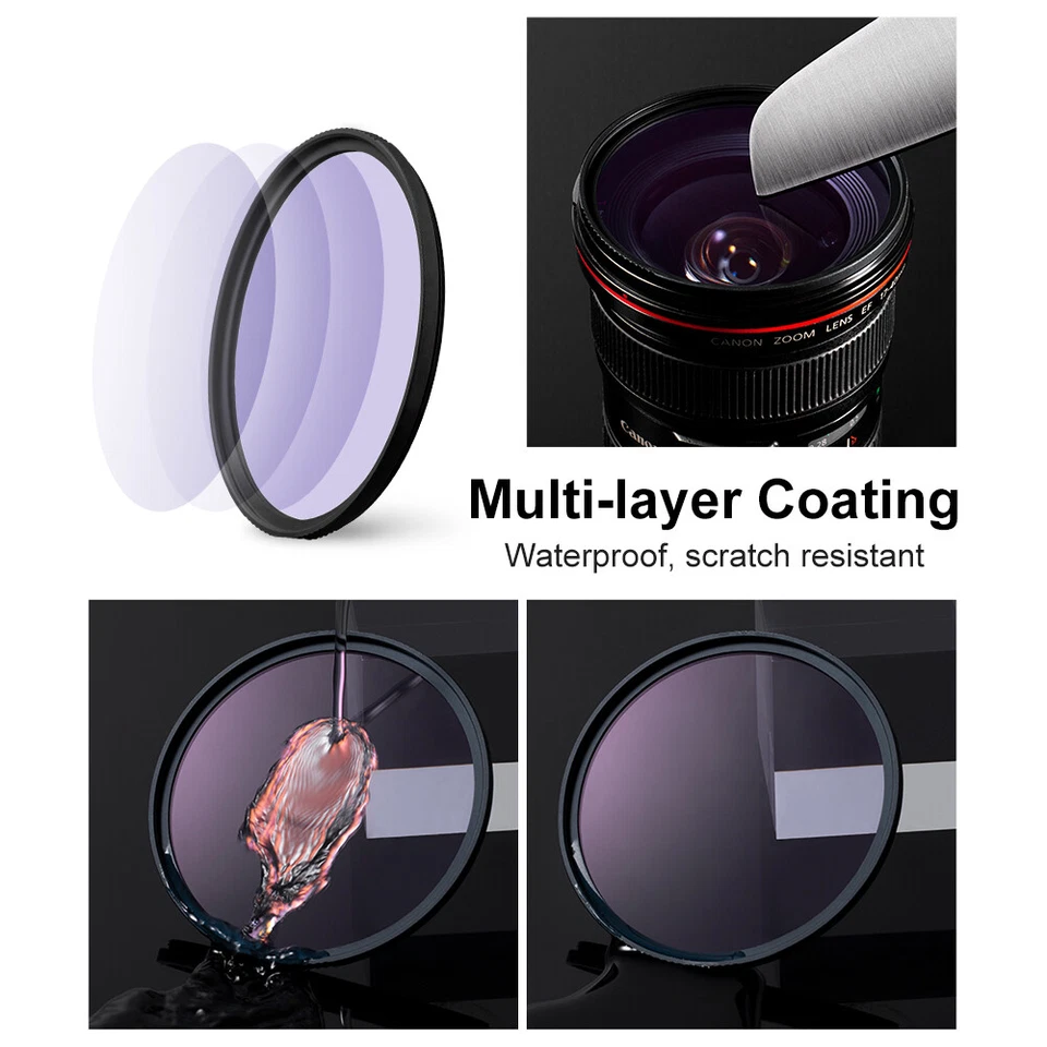 K&F Concept Clear-Night Filter 52/58/67/72/77/82mm Pollution Reduction for Night - Image 3 of 4