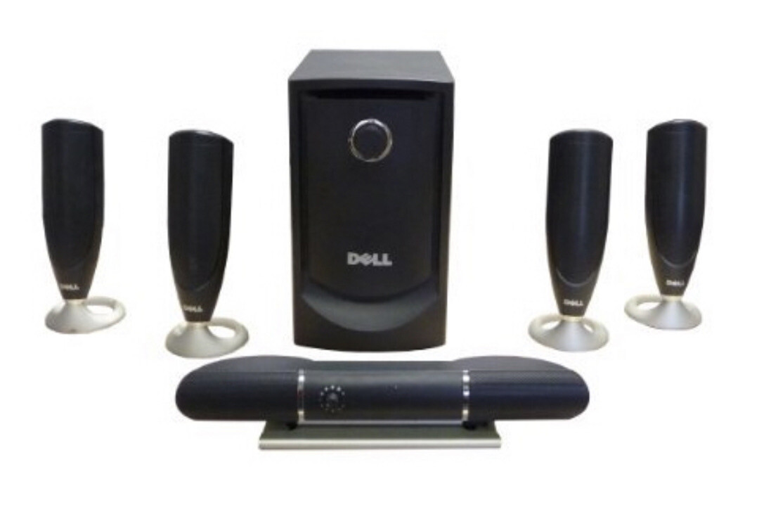 Dell MMS 5650 Surround Sound 5.1 Home Speakers PC Computer Theatre