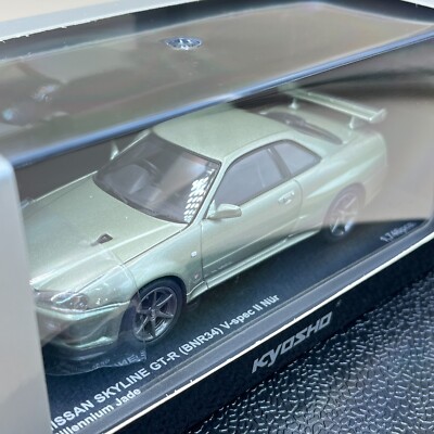 Kyosho 1/43 Nissan Skyline GT-R BNR34 V-Spec II Nurburgring
