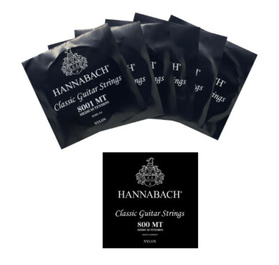 Hannabach 800MT - medium, Nylon, Gitarrensaiten, Satz oder Einzelsaiten