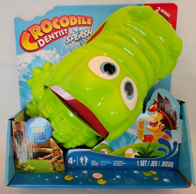 Wowwee Hasbro Crocodile Dentist Splash Water Game Sprinkler