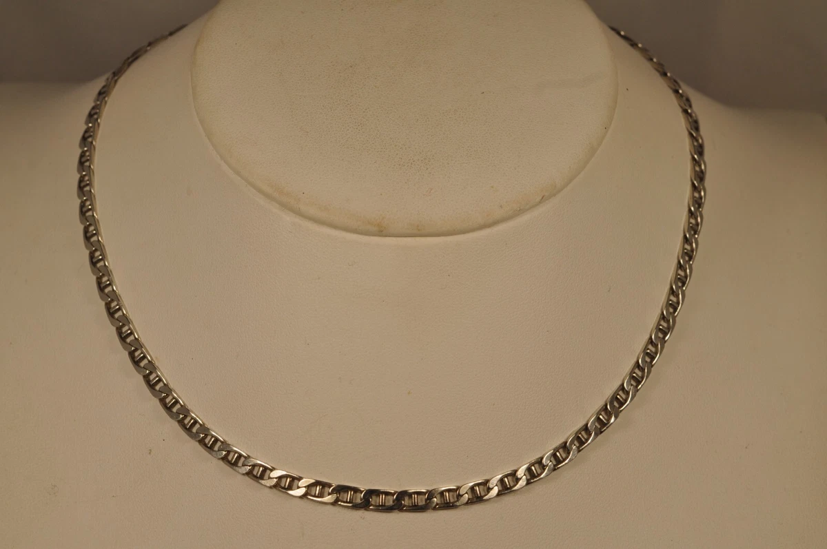 Chaîne / Collier Rond En Argent Plaqué - Unisexe - Neuf Sous Emballage - Fabriqué En France