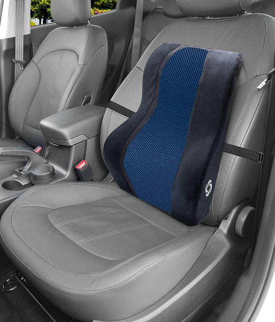 Samsonite Memory Foam Cooling GEL Lumbar Support Cushion Car Home