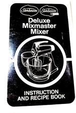 RARE VINTAGE 1981 SUNBEAM DELUXE MIXMASTER MIXER COOKBOOK RECIPES MANUAL 36