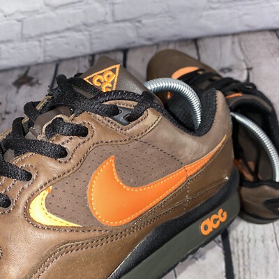 Nike Air ACG Wildwood Brown Orange 8 Utility Outdoor Hiking Sneakers 377757-281 Nike Air ACG Wildwood Brown Orange 8 Utility Outdoor Hiking  main image 4