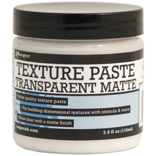 Ranger Texture Paste 4oz-Transparent Matte