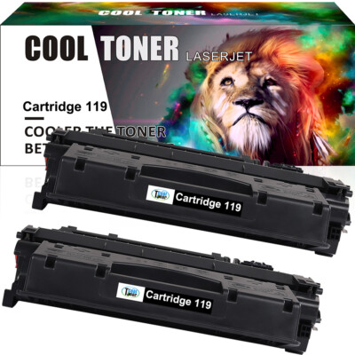 2PK Toner 119A Compatible for Canon 119 imageClass MF416DW LBP6300DN Printer