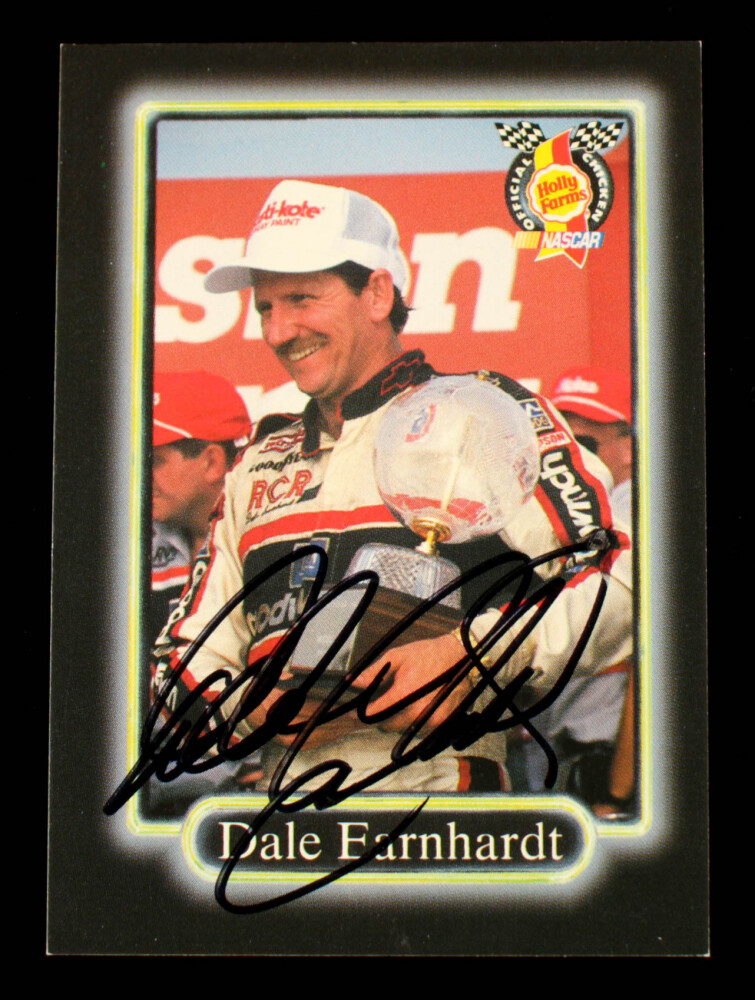 Dale Earnhardt Sr. Autographed Signed 1990 Maxx Race Card Collection #3
