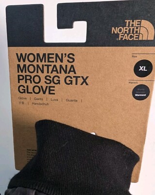 New North Face Women's Montana Pro SG GTX Gloves Gore-tex Size XL