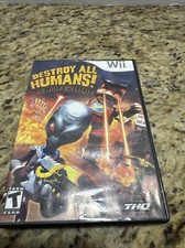 Destroy all Humans! Big Willy Unleashed Nintendo Wii Video Game tested see pics