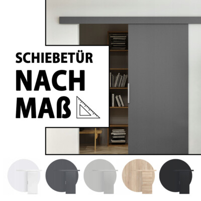 Schiebetür nach Maß Schiebetürsystem Set Laufschiene SoftStop SoftClose VIND
