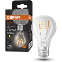 Osram E27 Klare Led Filamentlampe Dimmbar 4,8W Wie 40W WarmweißEs Licht 2700K