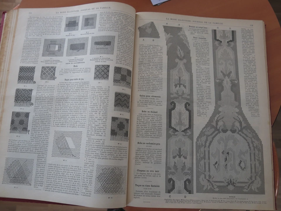 La Mode illustrée (relié). Année 1891 complète (52 numéros + 52 suppléments) - Photo 3/4