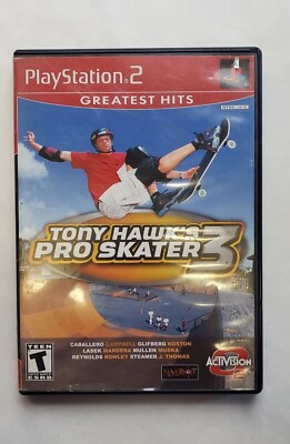 Tony Hawk's Pro Skater 3 - PS2 PlayStation 2, 2002 - Complete with Manual