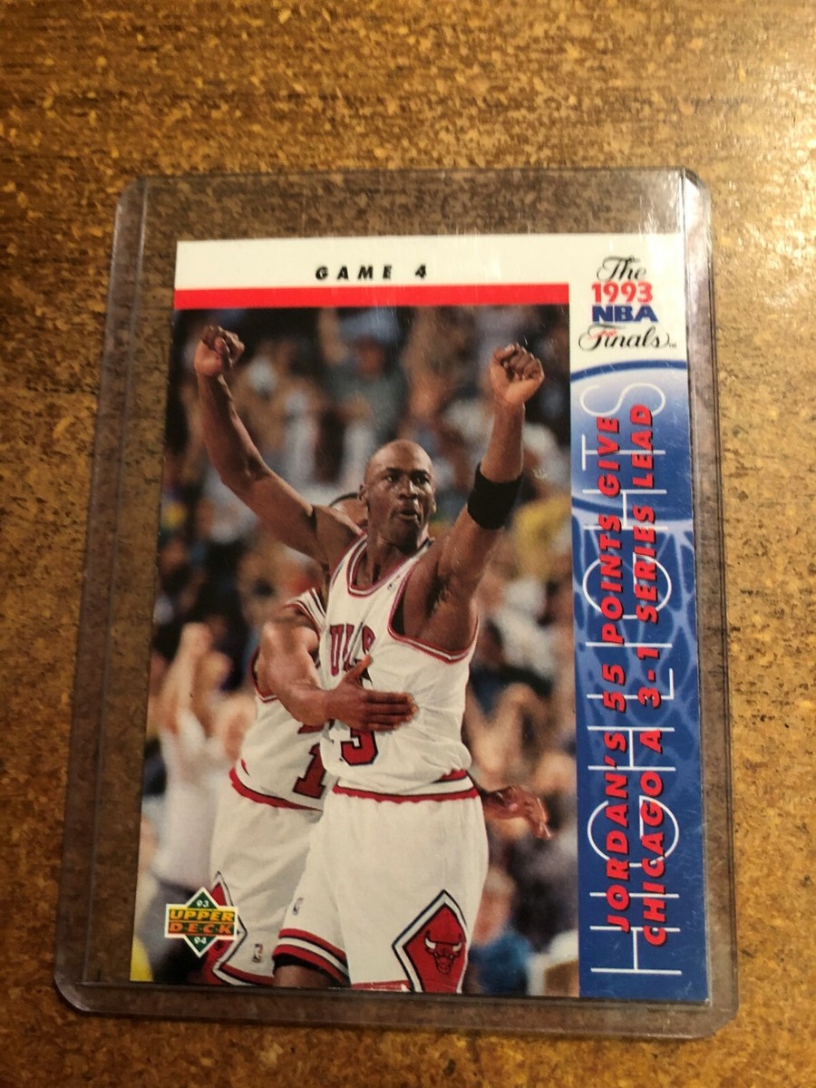 1993-94 Upper Deck Basketball Game 4 # 201 Michael Jordan