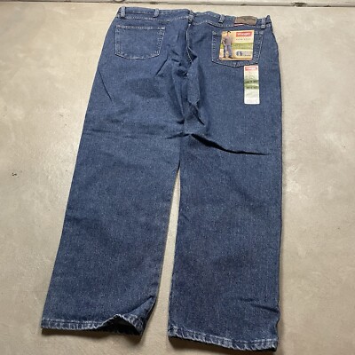 Wrangler Regular Fit Jeans Five Star 44x30 Men s y2k vintage U Shape Cowboy work
