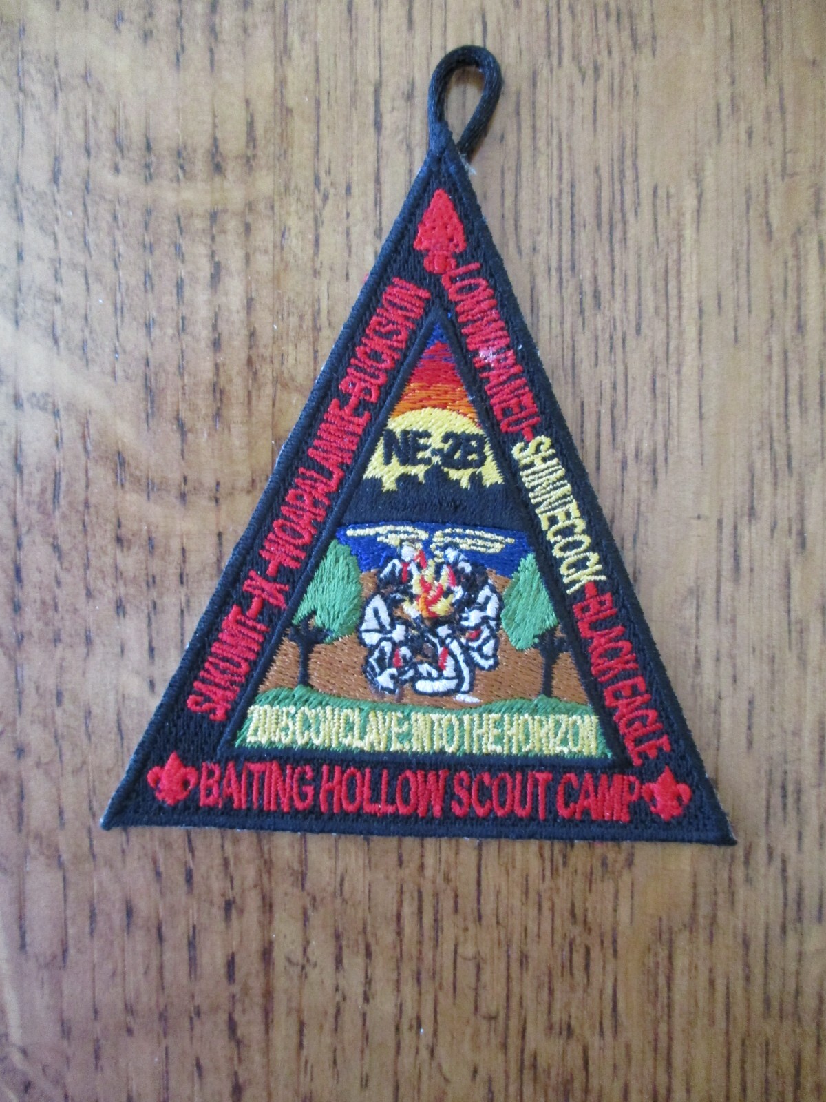 Boy Scout OA 2005 NE2B Conclave patch Baiting Hollow Camp Lodge 360