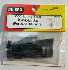 Du-Bro 2-56 Spring Steel Kwik-Links 600