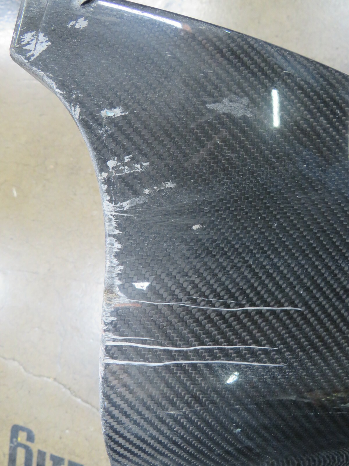 Mclaren 600LT, Rear Bumper, Carbon Fiber, Damaged, Used, P/N 13AB829RP