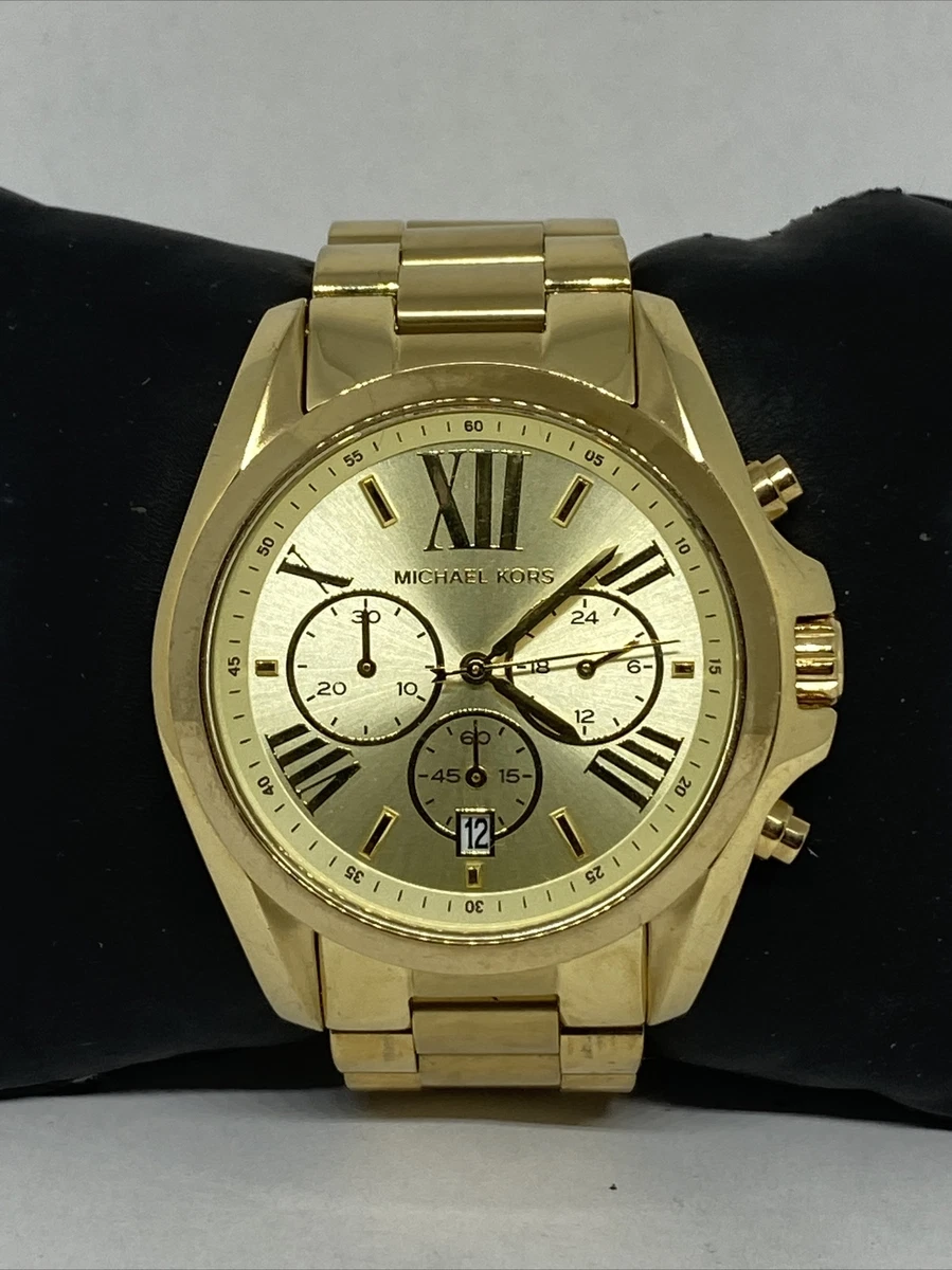 Michael Kors Bradshaw MK5605 Women Stainless Steel Analog Dial Wrist Watch MP784
