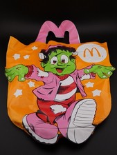 Vintage Halloween McDonald's Frankenstein Glow in the Dark Trick or Treat Bag C