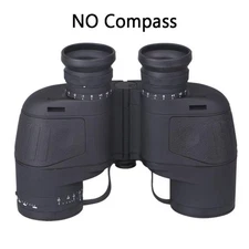 HD 10X50 High Power Binoculars with Rangefinder Compass for Hunting Boating Bird