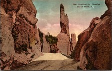 Albertype Postcard The Sentinel in Needles Bl...