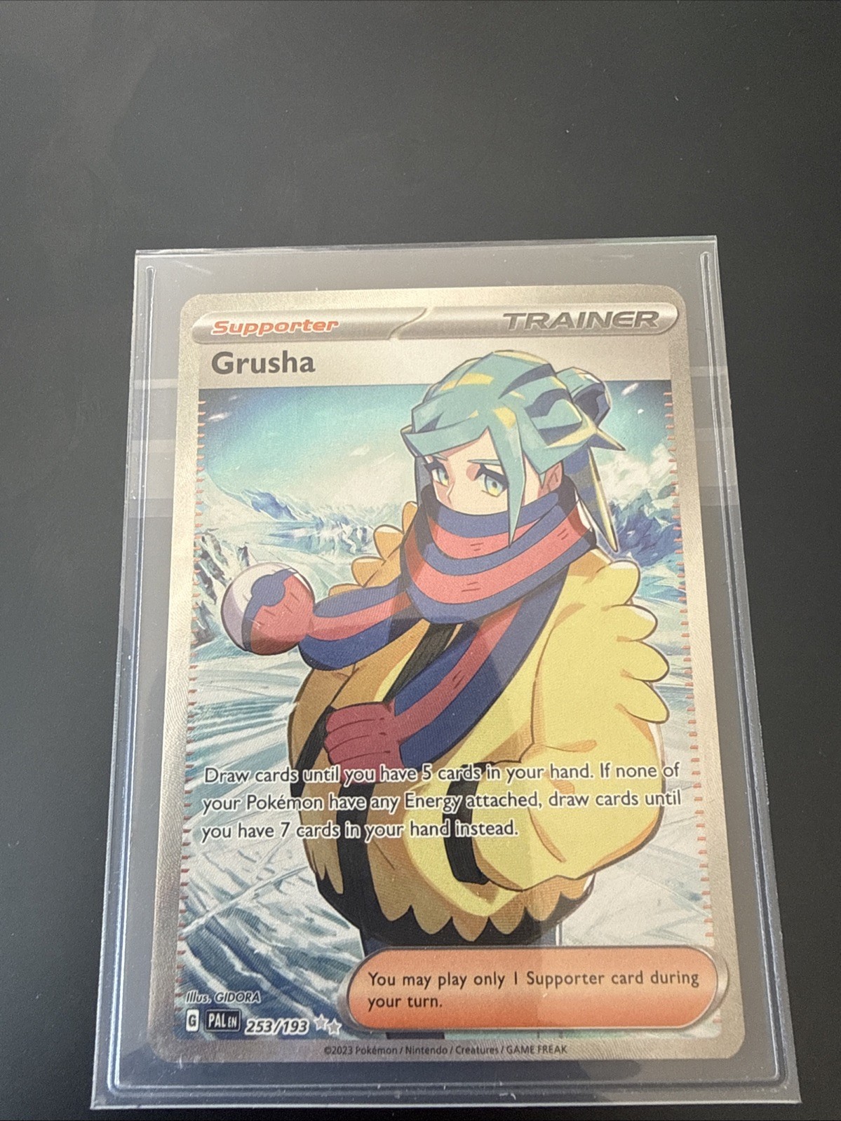 Grusha - 253/193 - Pokemon Paldea Evolved Full Art Ultra Rare Card