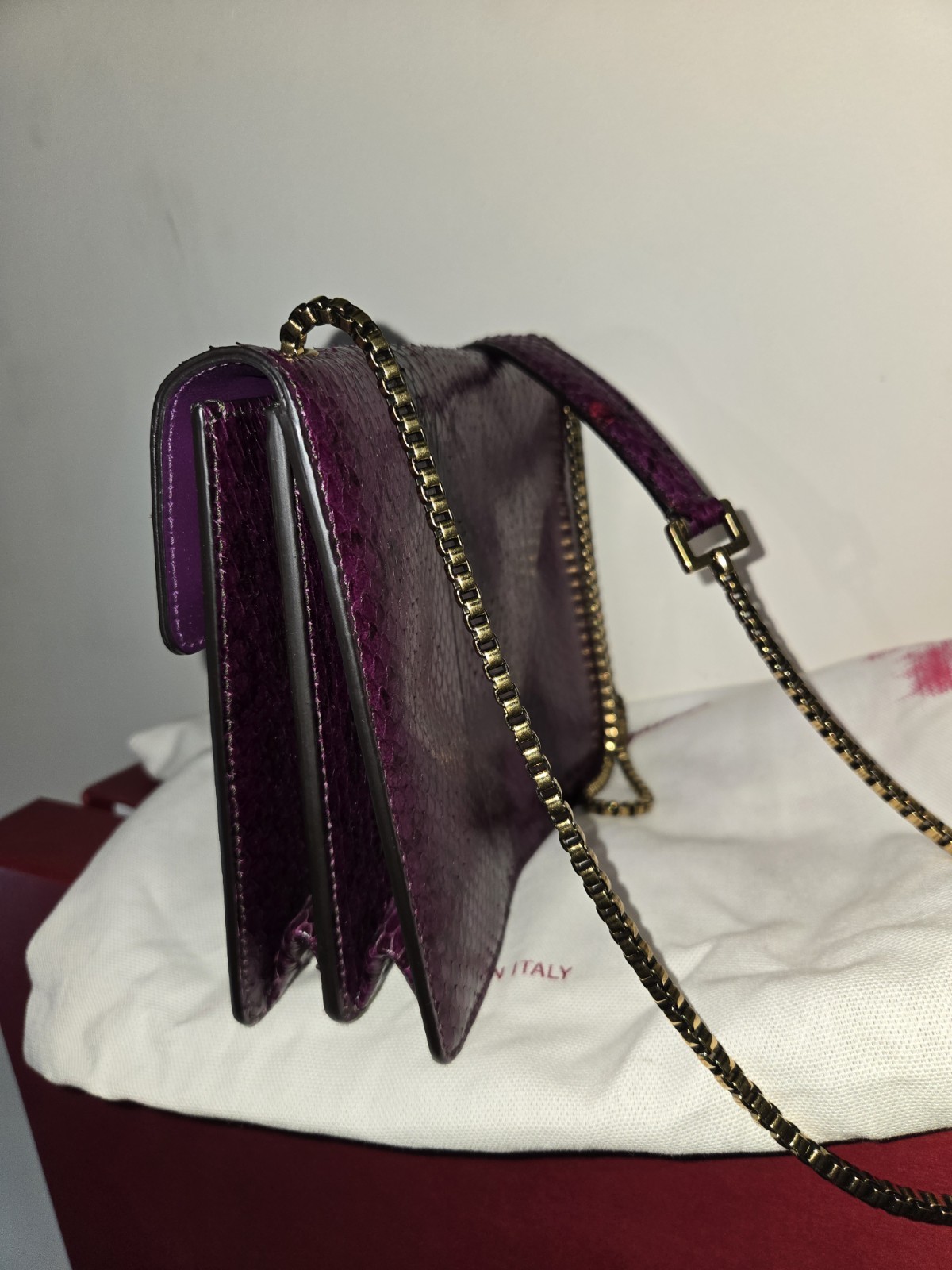 Salvatore Ferragamo Crossbody Python Bag Exotic S… - image 3