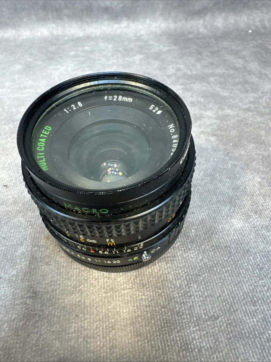 Sears Canon FD 28mm Focal Camera Lenses for sale | eBay
