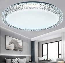 LED Flush Mount Ceiling Light Ultra Thin Round Cool White 6000K 18W/24W/36W/48W