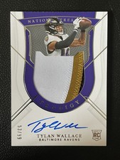 2021 Panini National Treasures Prodigy Tylan Wallace 53/99 Patch Auto RC Rookie