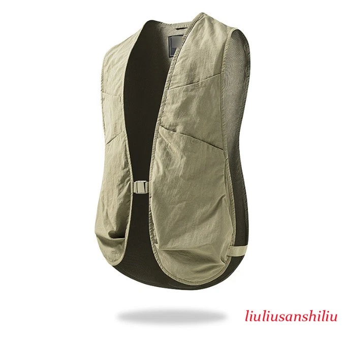 Men Women Outdoor Lightweight Mesh Vest Hiking Fishing Photography Top Waistcoat