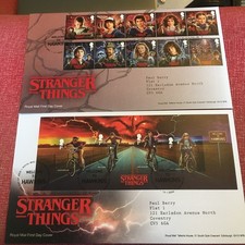 GB STAMPS ROYAL MAIL RECENT FIRST DAY COVER SET 2026 STRANGER THINGS