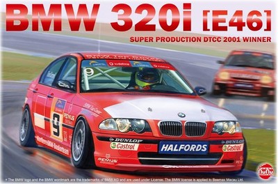 Platz/NuNu 1/24 Racing Series BMW 320i DTCC 2001 Winner Plastik Modellbausatz...
